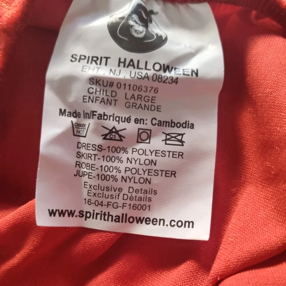 Spirit Halloween Child's Large Little Red Devil With Accessories Excellent Used